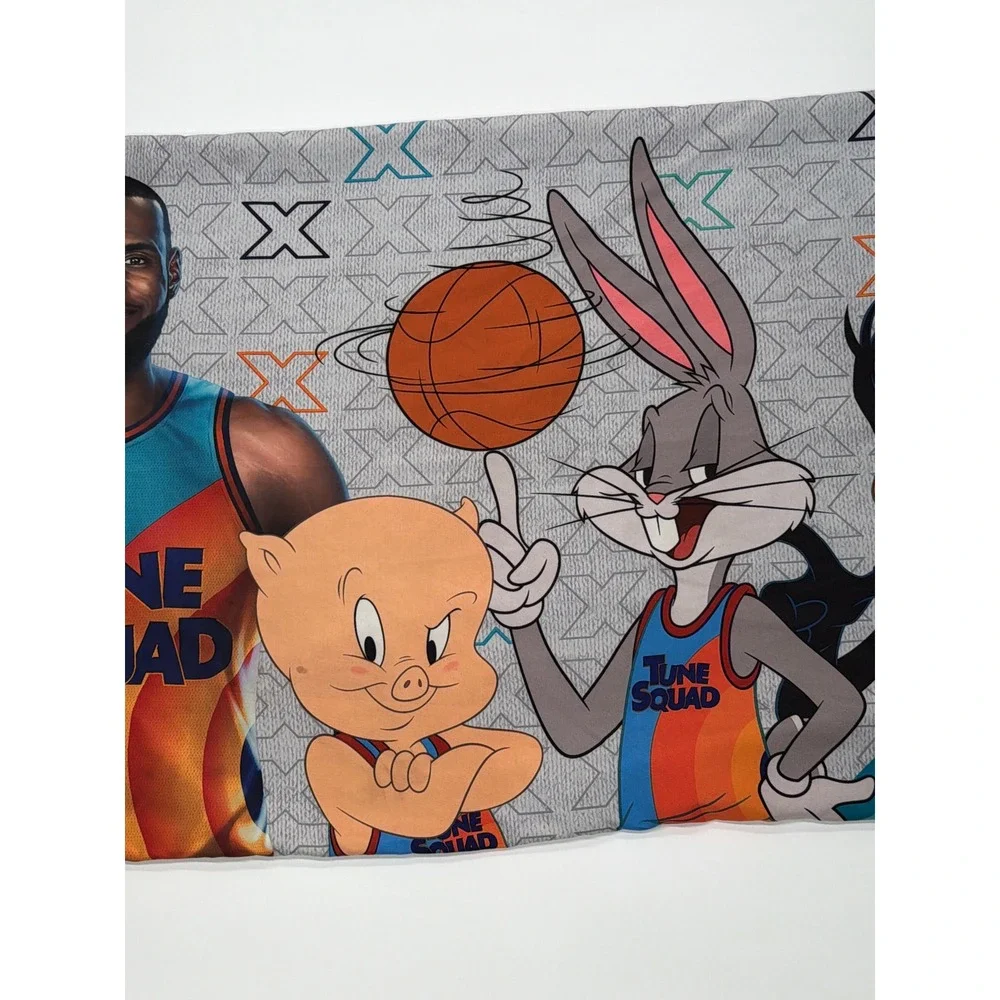 Space Jam A New Legacy LeBron James Tune Squad Kids Body Pillow Cover 20x54 Blue
